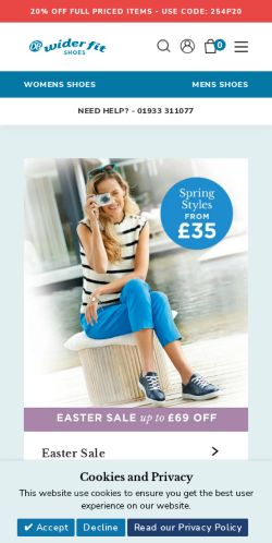 Mobile page screenshot