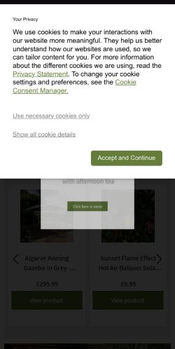 Mobile page screenshot