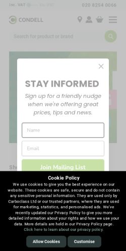 Mobile page screenshot
