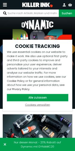 Mobile page screenshot