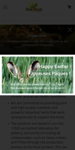 Mobile page screenshot