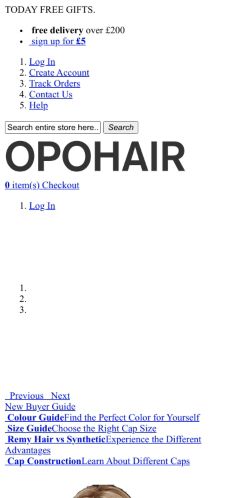 Mobile page screenshot