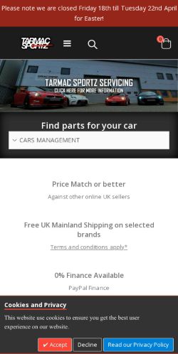 Mobile page screenshot