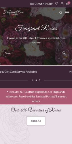 Mobile page screenshot