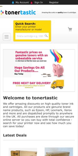 Mobile page screenshot