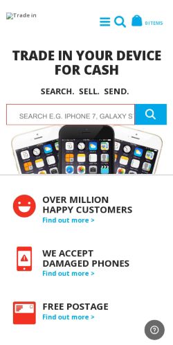 Mobile page screenshot