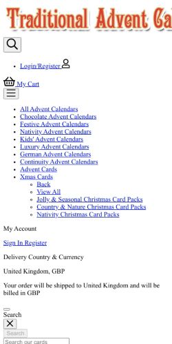 Mobile page screenshot