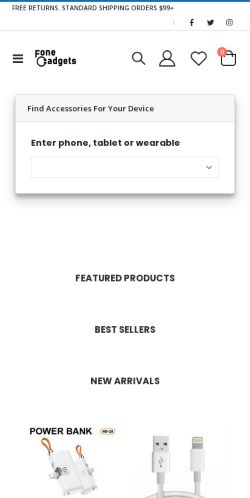 Mobile page screenshot