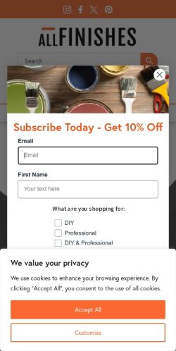 Mobile page screenshot