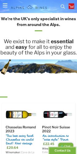 Mobile page screenshot