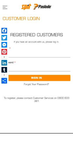 Mobile page screenshot