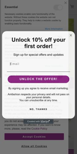 Mobile page screenshot