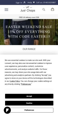 Mobile page screenshot