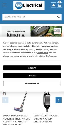 Mobile page screenshot