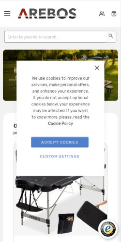 Mobile page screenshot