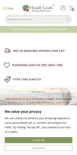 Mobile page screenshot