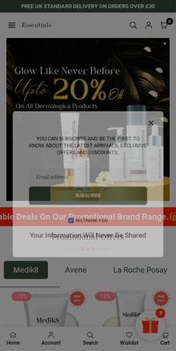 Mobile page screenshot
