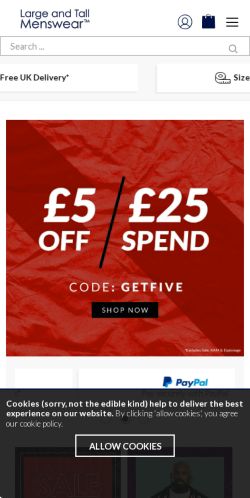 Mobile page screenshot