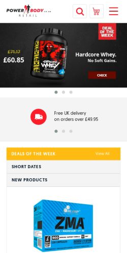 Mobile page screenshot