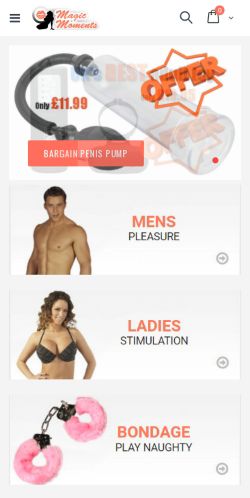 Mobile page screenshot