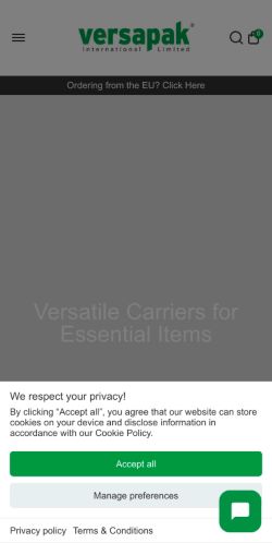 Mobile page screenshot