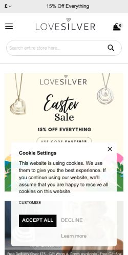 Mobile page screenshot