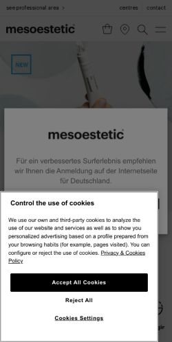 Mobile page screenshot