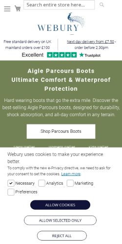 Mobile page screenshot