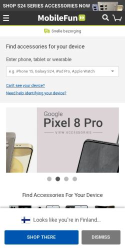 Mobile page screenshot