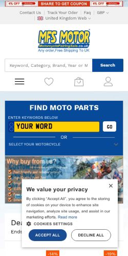 Mobile page screenshot