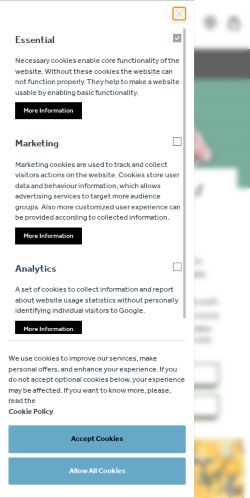 Mobile page screenshot