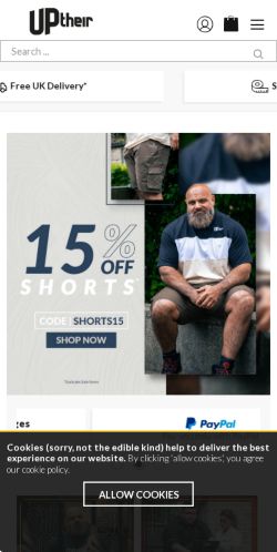 Mobile page screenshot