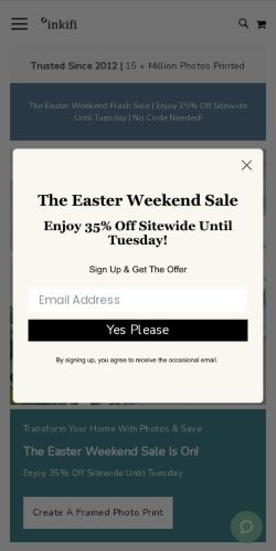 Mobile page screenshot