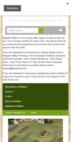 Mobile page screenshot