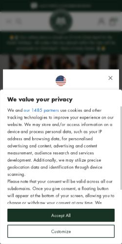 Mobile page screenshot