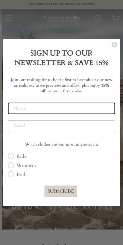 Mobile page screenshot