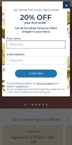 Mobile page screenshot
