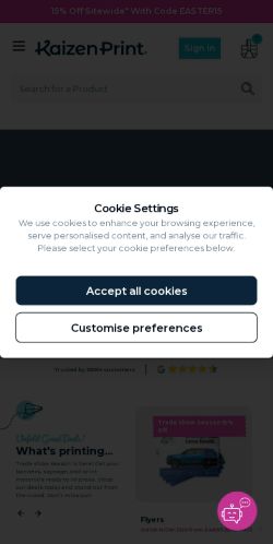 Mobile page screenshot