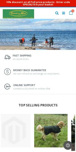 Mobile page screenshot