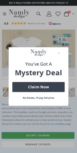 Mobile page screenshot