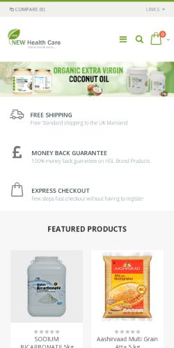 Mobile page screenshot