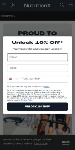 Mobile page screenshot