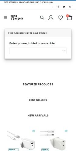 Mobile page screenshot