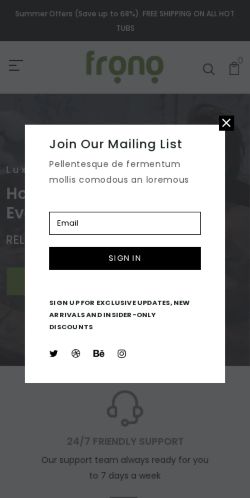 Mobile page screenshot