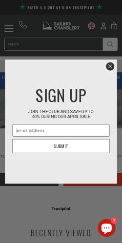Mobile page screenshot
