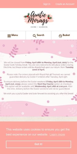 Mobile page screenshot