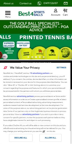 Mobile page screenshot