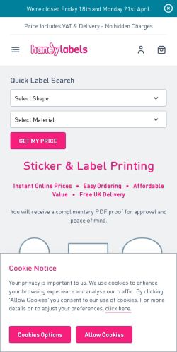 Mobile page screenshot