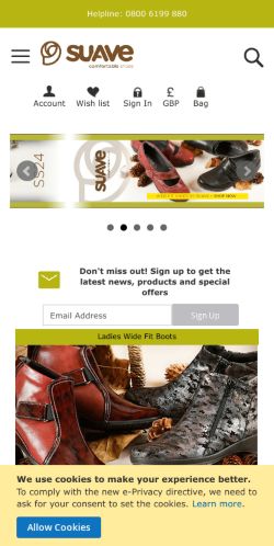 Mobile page screenshot
