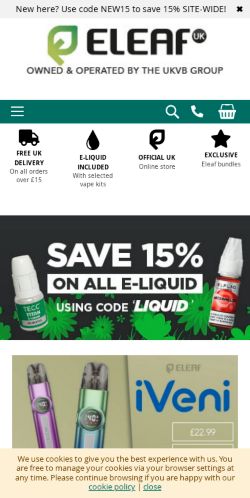 Mobile page screenshot